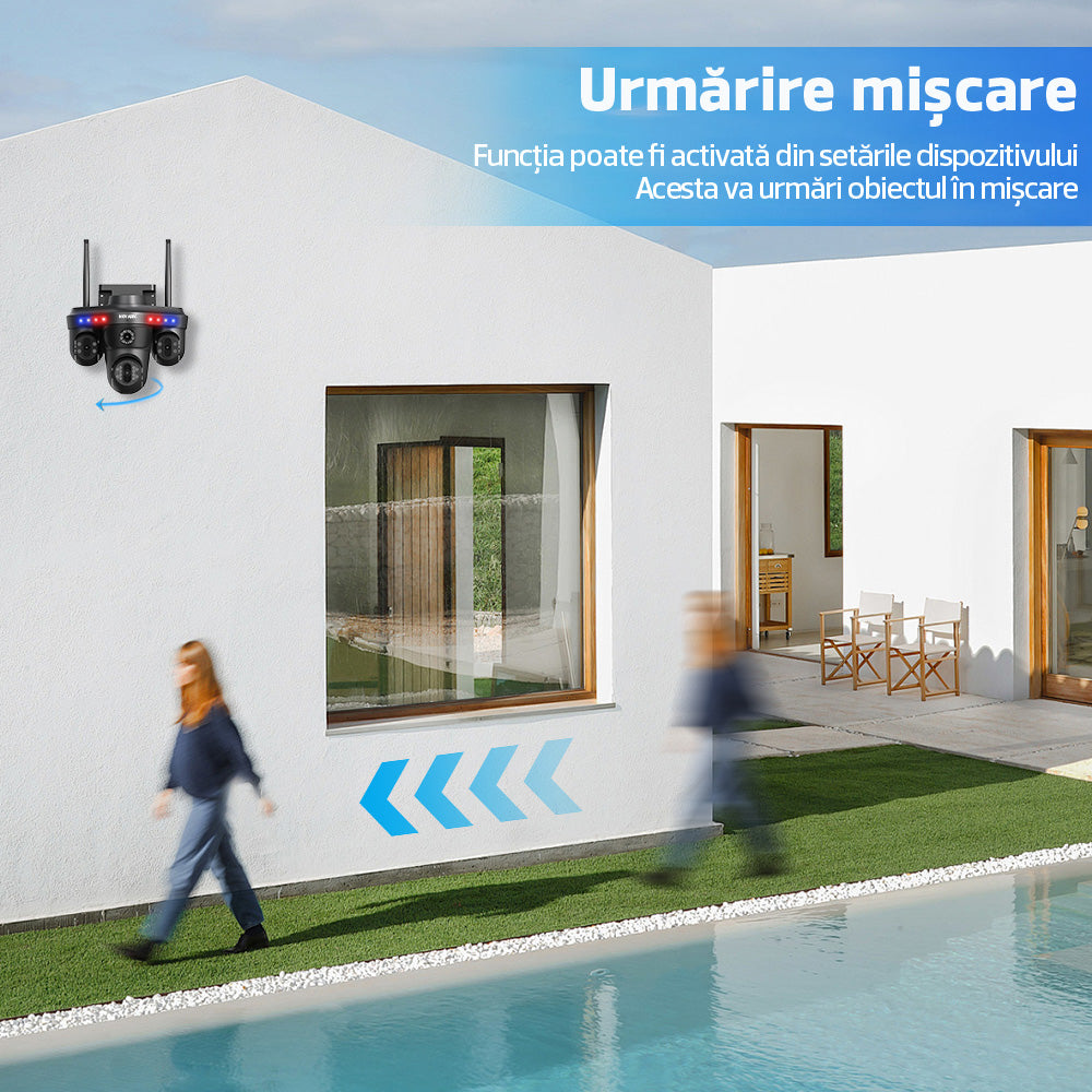 Camera de Supraveghere Cvadrupla Wireless CCTV Novasec HomeShield Plus Camera de Supraveghere Cvadrupla Wireless CCTV Novasec HomeShield Plus